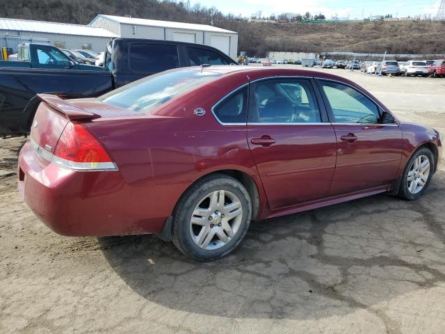 2G1WB5EK3B1205694 - 2011 CHEVROLET IMPALA LT BURGUNDY photo 3