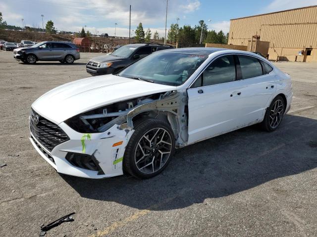 KMHL14JC7PA278694 - 2023 HYUNDAI SONATA N LINE WHITE photo 1