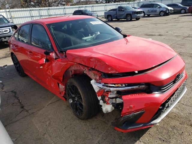 2HGFE2F51NH568532 - 2022 HONDA CIVIC SPORT 红色 照片 4