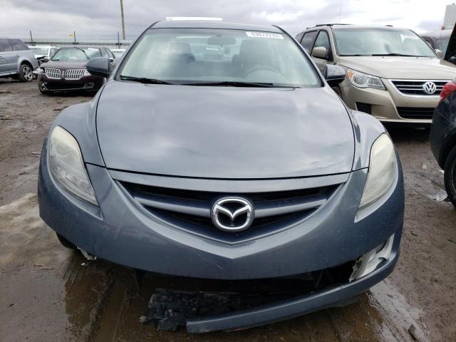 1YVHZ8CH4A5M56655 - 2010 MAZDA 6 I GRAY photo 5