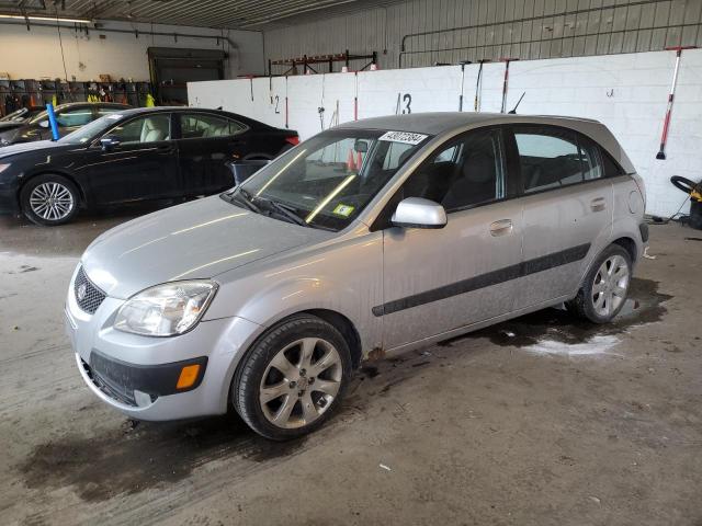 KNADE163586330703 - 2008 KIA RIO 5 SX SILVER photo 1