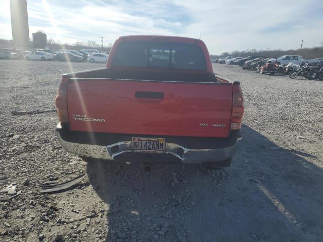 3TMLU42N68M016794 - 2008 TOYOTA TACOMA DOUBLE CAB RED photo 6