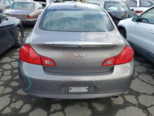 JN1CV6AP9AM403033 - 2010 INFINITI G37 BASE SILVER photo 6