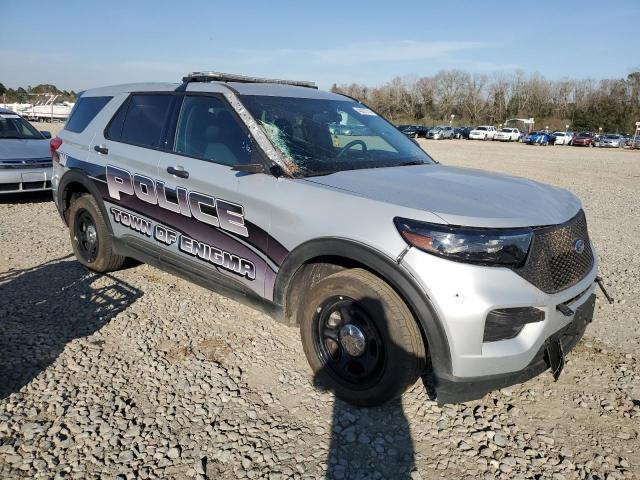 1FM5K8ABXNGA99435 - 2022 FORD EXPLORER POLICE INTERCEPTOR GRAY photo 4