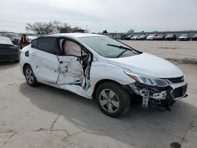 1G1BC5SM1H7123962 - 2017 CHEVROLET CRUZE LS WHITE photo 4