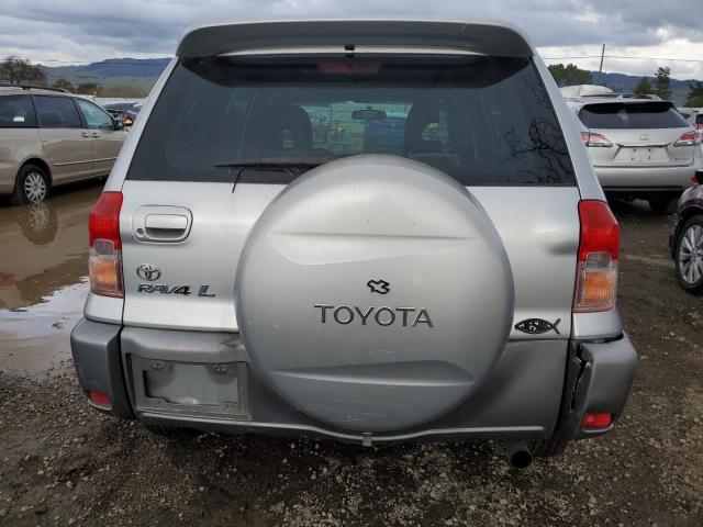 JTEGH20V610041549 - 2001 TOYOTA RAV4 SILVER photo 6