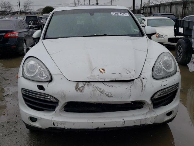 WP1AE2A28CLA92834 - 2012 PORSCHE CAYENNE S HYBRID WHITE photo 5