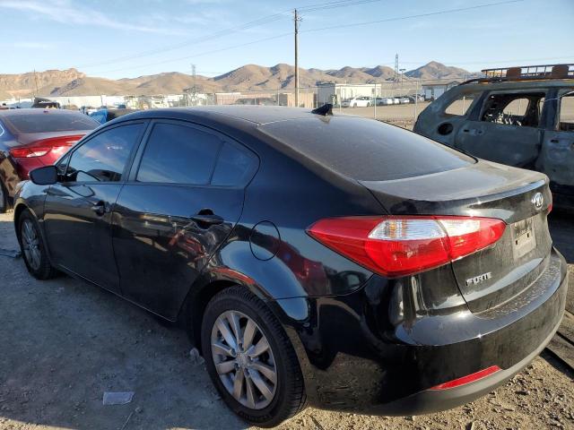 KNAFX4A65G5446297 - 2016 KIA FORTE LX BLACK photo 2