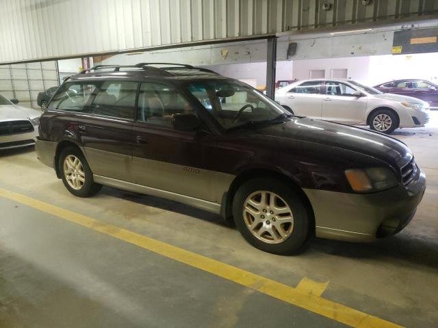 4S3BH6863Y7667550 - 2000 SUBARU OUTBACK OUTBACK LIMITED MAROON photo 4