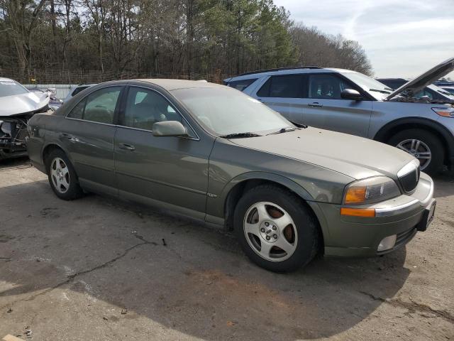 1LNHM86S5YY852576 - 2000 LINCOLN LS GREEN photo 4