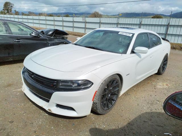 2C3CDXCT0GH105129 - 2016 DODGE CHARGER R/T WHITE photo 1