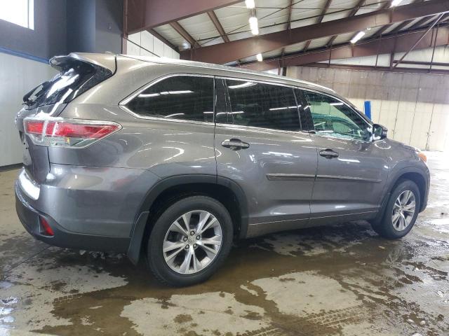 5TDJKRFH2ES029794 - 2014 TOYOTA HIGHLANDER XLE GRAY photo 3