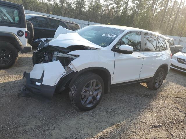 5FNYF7H51NB003010 - 2022 HONDA PASSPORT EXL 白色 照片 1