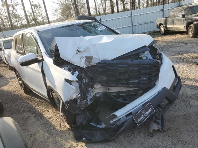 5FNYF7H51NB003010 - 2022 HONDA PASSPORT EXL 白色 照片 4