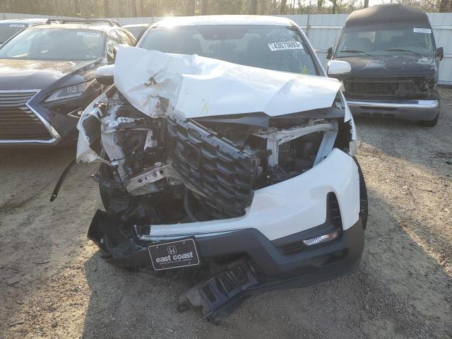 5FNYF7H51NB003010 - 2022 HONDA PASSPORT EXL 白色 照片 5