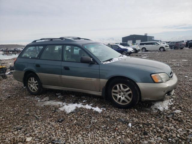 4S3BH675127660743 - 2002 SUBARU LEGACY OUTBACK AWP 绿色 照片 4