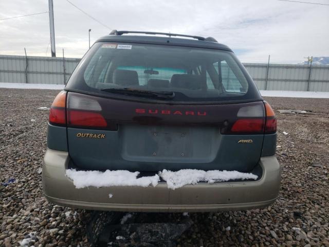 4S3BH675127660743 - 2002 SUBARU LEGACY OUTBACK AWP 绿色 照片 6