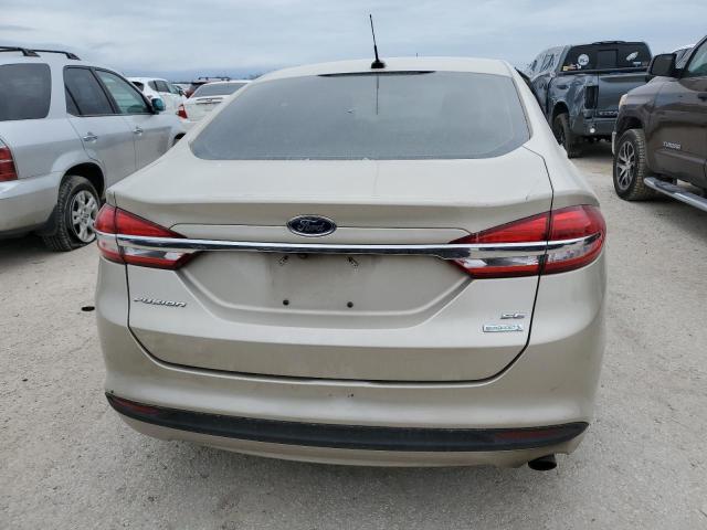 3FA6P0HD6HR302973 - 2017 FORD FUSION SE TAN photo 6