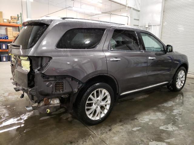 1C4RDJEG7EC971574 - 2014 DODGE DURANGO CITADEL GRAY photo 3