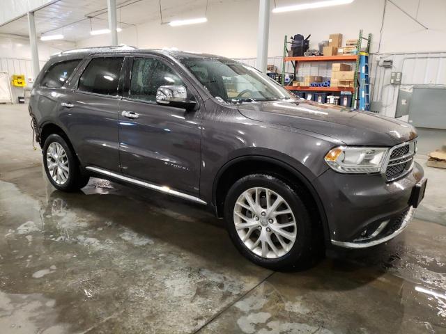 1C4RDJEG7EC971574 - 2014 DODGE DURANGO CITADEL GRAY photo 4