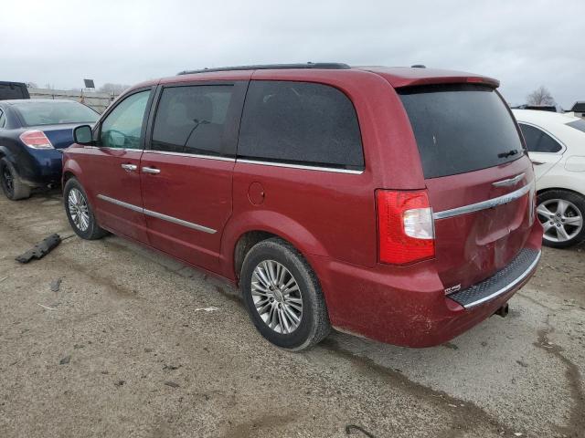 2C4RC1CG2DR590260 - 2013 CHRYSLER TOWN & COU TOURING L MAROON photo 2