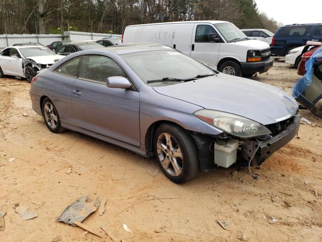 4T1CE30P17U757419 - 2007 TOYOTA CAMRY SOLA SE BLUE photo 4