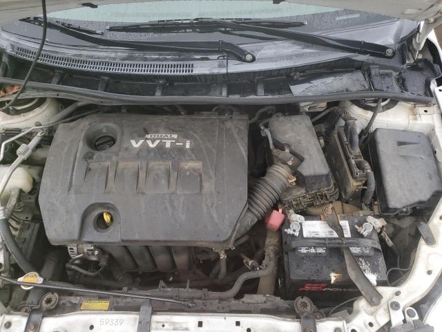 2T1BU4EE0AC198630 - 2010 TOYOTA COROLLA BASE WHITE photo 11