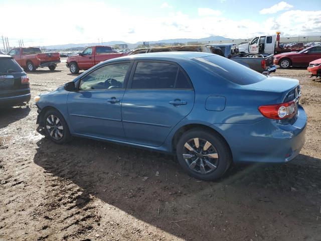 5YFBU4EE6CP070959 - 2012 TOYOTA COROLLA BASE BLUE photo 2
