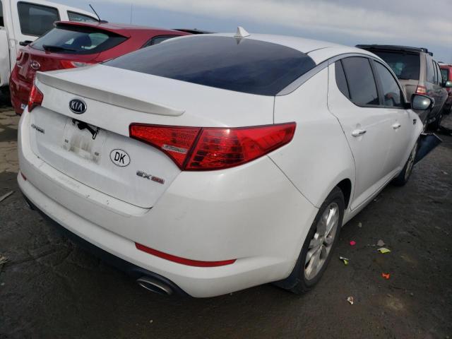 5XXGN4A75CG082104 - 2012 KIA OPTIMA EX WHITE photo 3