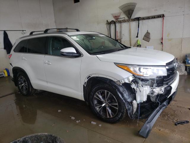 5TDJKRFH3GS239212 - 2016 TOYOTA HIGHLANDER XLE WHITE photo 4