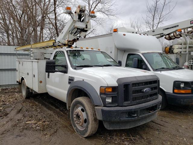 1FD4F46Y78EE00166 - 2008 FORD F450 SUPER DUTY WHITE photo 4