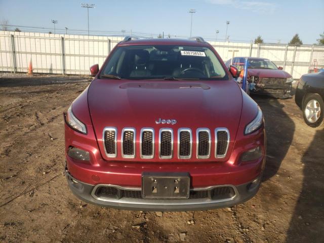 1C4PJLDB3FW553532 - 2015 JEEP CHEROKEE LIMITED BURGUNDY photo 5