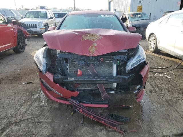 5NPE24AF3FH004162 - 2015 HYUNDAI SONATA SE RED photo 5