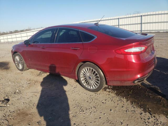 3FA6P0K96FR309889 - 2015 FORD FUSION TITANIUM BURGUNDY photo 2