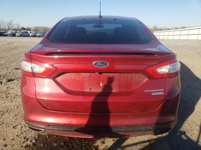 3FA6P0K96FR309889 - 2015 FORD FUSION TITANIUM BURGUNDY photo 6