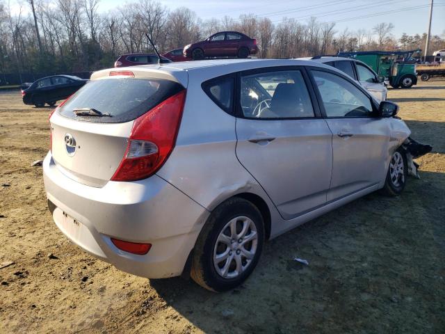 KMHCT5AE5DU114758 - 2013 HYUNDAI ACCENT GLS SILVER photo 3