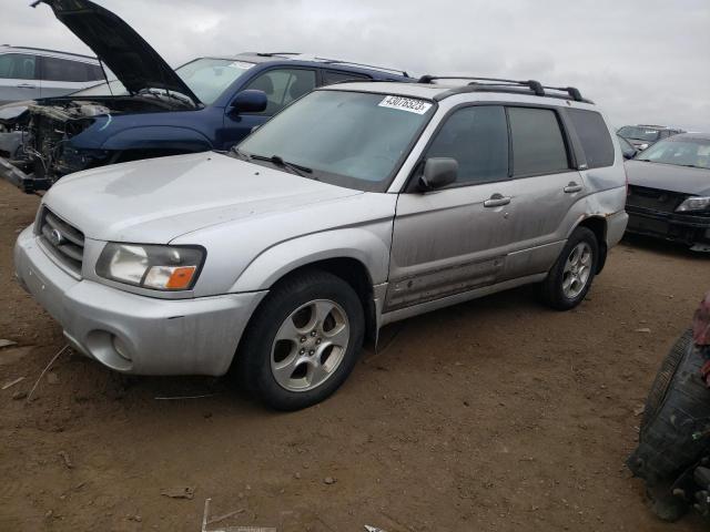 JF1SG65684H745452 - 2004 SUBARU FORESTER 2.5XS SILVER photo 1