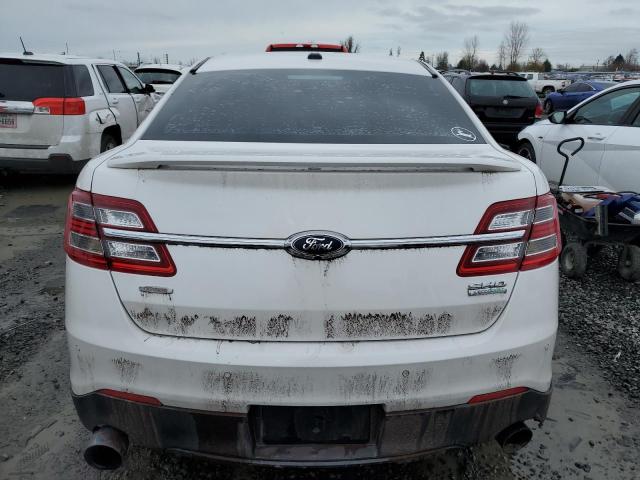 1FAHP2KT2FG104187 - 2015 FORD TAURUS SHO WHITE photo 6