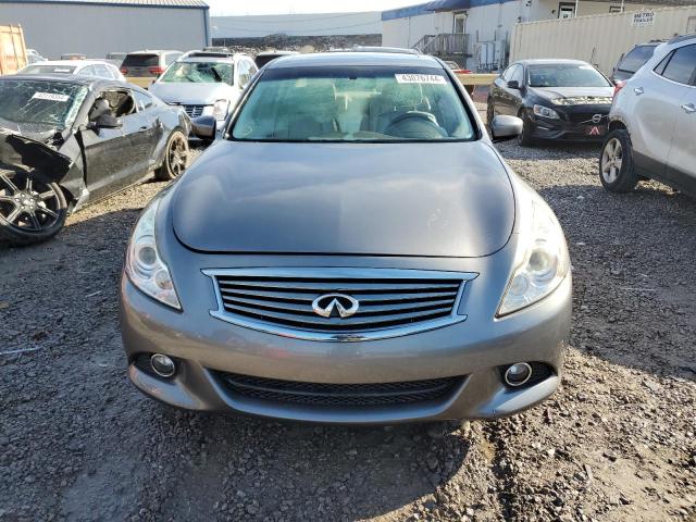 JN1DV6AP9CM811586 - 2012 INFINITI G25 BASE GRAY photo 5