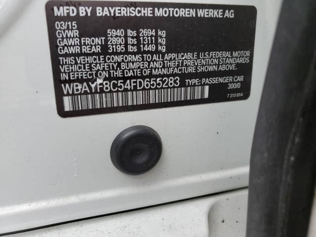 WBAYF8C54FD655283 - 2015 BMW 750 LI XDR LXI WHITE photo 12