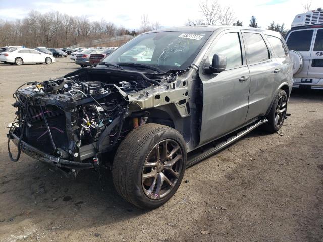 1C4SDJCT9NC106395 - 2022 DODGE DURANGO R/T GRAY photo 1