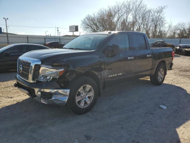 1N6AA1E57JN544475 - 2018 NISSAN TITAN SV BLACK photo 1