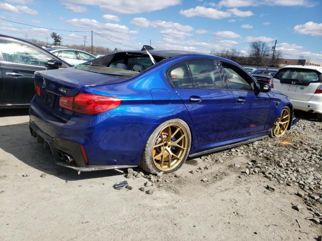 WBSJF0C59JB282289 - 2018 BMW M5 BLUE photo 3