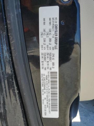 2C4RC1CG7ER454482 - 2014 CHRYSLER TOWN & COU TOURING L BLACK photo 13