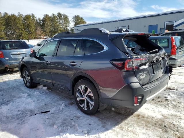 4S4BTAPC0N3242763 - 2022 SUBARU OUTBACK TOURING GRAY photo 2