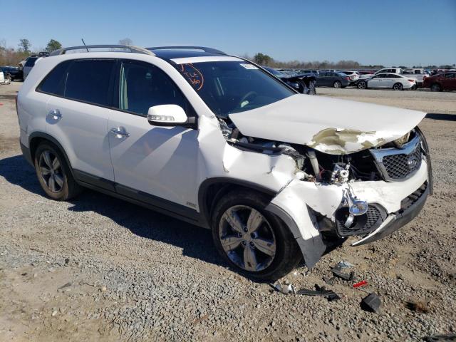 5XYKUDA2XCG291433 - 2012 KIA SORENTO EX WHITE photo 4