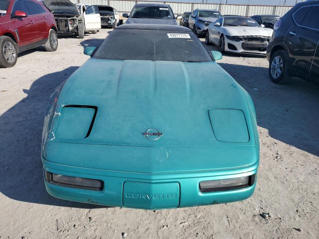 1G1YY2388M5107968 - 1991 CHEVROLET CORVETTE TURQUOISE photo 5