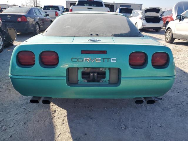 1G1YY2388M5107968 - 1991 CHEVROLET CORVETTE TURQUOISE photo 6