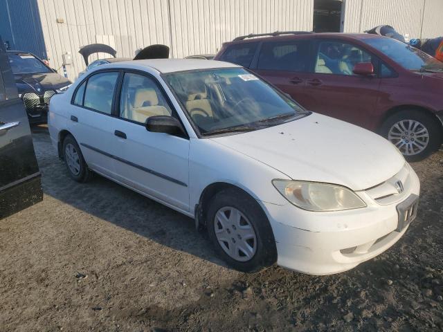 2HGES16335H571865 - 2005 HONDA CIVIC DX VP WHITE photo 4