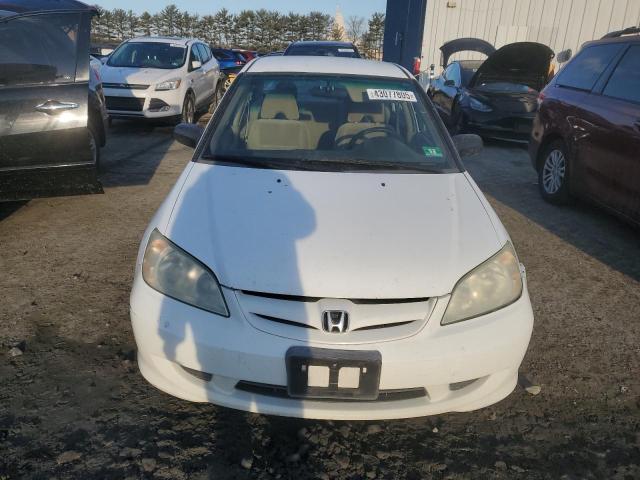 2HGES16335H571865 - 2005 HONDA CIVIC DX VP WHITE photo 5